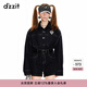 DZZIT地素春夏新款工裝風(fēng)愛心胸針裝飾牛仔連體褲設(shè)計感小眾女 深藍(lán)色 M