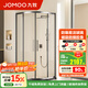九牧（JOMOO） 【定制】弧扇形整體淋浴房一體式浴室淋浴隔斷玻璃門(mén)贈擋水條86S 槍灰光玻 900*900*2000