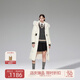 歐時力OCHIRLY 可拆狐貍毛領(lǐng)長款羽絨服女保暖大衣秋冬通勤簡約 米白010 S