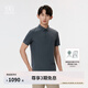 KOLON SPORT/可隆X-COT POLO衫 男子戶外運(yùn)動(dòng)防曬UPF50+接觸涼感短袖上衣 LHPT5MN091-DG 深灰色 L175/96A