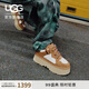 UGG秋季新款女士拼色厚底雙系帶低幫圓頭休閑鞋1171541CHE|栗色 37