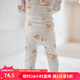 OAK FAMILY新品秋冬新生嬰幼兒三角包屁衣長(zhǎng)袖打底衫護(hù)肚衣護(hù)肚褲 小檸檬-護(hù)肚褲 80cm
