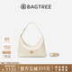 BAGTREE包包樹(shù)月枕包植鞣皮通勤單肩包2025年新款手提斜挎腋下枕頭女士包 皎月白 贈斜挎延長(cháng)肩帶 高級小眾