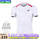 YONEX新款尤尼克斯羽毛球服速干短袖透氣yy運動比賽服T恤上衣 110084白色 男款 L