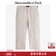 ABERCROMBIE & FITCH男裝25春夏美式復(fù)古老錢風(fēng)經(jīng)典直筒商務(wù)休閑褲長(zhǎng)褲KI130-5034 燕麥色 32 /32 (180/82A)