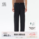 KOLON SPORT/可隆露營褲 男女同款戶外運動耐磨日常通勤防潑水長褲 LULP4AT520-BK 黑色 XL 180/86A