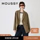 moussy 早春新品氣質(zhì)日雜風(fēng)后背不規則西裝外套028HSZ30-0461 060棕色 均碼