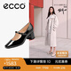 愛(ài)步（ECCO）夏季時(shí)尚優(yōu)雅風(fēng)瑪麗珍粗跟高跟鞋 型塑290963 黑色37
