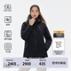 KOLON SPORT/可隆輕量羽絨服 女子防潑水防風透濕戶外連帽鵝絨夾克- LKDJ4WN166-BK 黑色 M (165/88A)