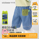齊齊熊【2025春裝新品】齊齊熊寶寶褲子春季男童軟牛仔褲休閑褲兒童長褲