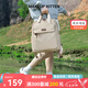 MAKEUP KITTEN雙肩包女包2025新款戶外旅行包背包通勤學(xué)生書包七夕情人節(jié)禮物 卡其色-【京倉次日達(dá)】