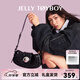 JellyToyboy包包女包【吳謹言同款】JTB月球包腋下包小眾單肩斜挎包 黑色