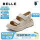 百麗簡(jiǎn)約勃肯鞋女25夏新商場(chǎng)同款涼鞋D9J2DBL5 米色 36