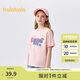 巴拉巴拉童裝兒童短袖t恤女童2025夏裝大童速干甜美學院上衣208225117005