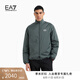 EMPORIO ARMANI/阿瑪尼官方旗艦EA7/男士可拆衣袖高爾夫輕薄夾棉夾克外套七夕 U8109-墨綠色 L  (推薦：150-165斤)