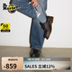馬?。―R.MARTENS）8053英倫風(fēng)男款夏季舒適圓頭德比鞋軟皮黑色單鞋 黑色 42