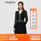 PORTS寶姿秋冬女裝新款優(yōu)雅氣質(zhì)修身連衣裙ALM9K202NKW008 黑色 S