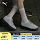 彪馬（PUMA）【七夕限定】復(fù)古天鵝絨厚底鞋松糕鞋女子PLATFORM406752 淺灰色-灰色-銀色-05 36