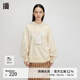 播商場(chǎng)同款秋季新款寬松套頭上衣復古美式連帽衛衣BDQ3VD0511 O20香檳色 M