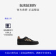 博柏利（BURBERRY）【明星同款】男鞋 皮革拼格紋 Terrace 運(yùn)動(dòng)鞋