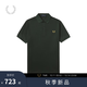 Fred Perry男士POLO衫2025夏季休閑麥穗重磅短袖多彩T恤M6000 GRH/深綠色 M