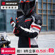賽羽（SCOYCO）摩托車(chē)騎行服套裝男機車(chē)拉力服摩旅套裝裝備防風(fēng)防摔防水秋冬保暖 JK85-2+P119四季 可拆內膽(紅色套裝) L
