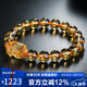 石玥珠寶精品10mm天然黃水晶貔貅手鏈本命年轉(zhuǎn)運珠手串男女士款 水晶瑪瑙