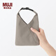 無(wú)印良品（MUJI） 迷你  不易沾水 包 包包 小包 收納裝飾兩用 輕巧便攜 深米色 迷你包