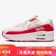 耐克（NIKE） 女子AIR MAX 90 LV8 SE厚底休閑鞋HF5073-133 白亮紅 38 