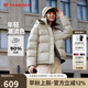 坦博爾羽絨服女短款時(shí)尚潮流可脫卸帽百搭保暖外套550388T 桉樹綠 165 