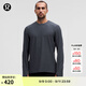 lululemon丨Surge Warm 男士圓領(lǐng)運動(dòng)衫運動(dòng)上衣 芯吸 LM3DBRS 雜色海軍藍/黑 M
