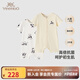 英氏（YEEHOO）嬰兒衣服5A抑菌寶寶新生兒連體衣哈衣夏季柔軟（2件裝）