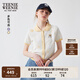 Teenie Weenie小熊女裝毛針織衫2025年夏季新款少女感甜美學院短袖 黃色 S