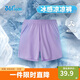 361°兒童短褲夏季男女童3-12歲透氣運(yùn)動(dòng)褲梭織五分褲 紫 150