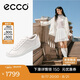 愛步（ECCO）休閑女鞋 舒適系帶休閑板鞋 柔酷零點女鞋系列220263 白色 37 