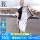 范德安 BALNEAIRE游泳浴巾速干毛巾小黑裙系列2025新款速干巾吸水舒適親膚度假防曬 法式海浪 160*80CM