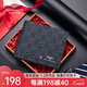 法萊阿瑪尼（FALAMAONE） 品牌男士錢包商務(wù)短款男錢夾男式生日禮物送男友老公父親 QB206寶藍(lán)色【專柜禮盒】 需要代寫賀卡打印照片聯(lián)系客服