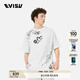 EVISU【王一博同款】福神2025年夏季新品男士祥云商標印花T恤 白色 常規(guī) S