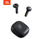 JBL WAVE300TWS無(wú)線(xiàn)藍牙耳機半入耳式平頭塞運動(dòng)防水重低音耳麥 暗夜黑【升級版送保護套】
