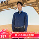 雅戈爾（YOUNGOR）長(cháng)袖襯衫男年春季新品條紋襯衫男襯衣男 VLPM119768FFY藏青 44
