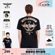 BOY LONDON【榮耀使者】短袖男女秋季燙金麥穗老鷹黑色T恤N01906 黑色 L