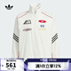 阿迪達斯 （adidas）【滔搏運動(dòng)】Originals三葉草女子MOTO賽車(chē)風(fēng)立領(lǐng)運動(dòng)寬松夾克 KG6677 M