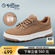 金利來（Goldlion）【斷碼清倉】男鞋復(fù)古時尚休閑鞋透氣沖孔鞋G527420081THD土黃41