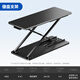 OMAX鍵盤(pán)支架筆記本電腦鍵盤(pán)鼠標升降支架桌面可調節增高型站立式 KM2鍵盤(pán)支架-磨砂黑
