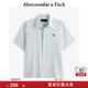 ABERCROMBIE & FITCH男裝25夏季新款經(jīng)典小麋鹿LOGO牛津紡?fù)獯疃绦湟r衫KI125-5084 綠色 2XL (185/124A)