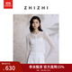致知ZHIZHI 少年游 短開衫女2025夏季新款超薄針織衫隨性自由風(fēng) 雅白 L