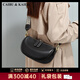 caibukaier包包女包新款牛皮單肩斜挎包小眾枕頭包實(shí)用生日禮物送女友老婆 【黑色】高級感送女朋友高檔 品牌輕奢百搭走心休閑包