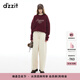 DZZIT地素牛仔褲冬季立體分割線Clean Fit簡約線條褲子女 米白色 常規(guī) S