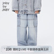 jnby by JNBY江南布衣童裝休閑牛仔褲工裝褲純棉長褲秋男女童兒童1O8E10770 992/牛仔蘭 160cm