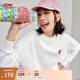 李寧衛(wèi)衣女子棉質(zhì)純色簡(jiǎn)約休閑愛(ài)心刺繡圓領(lǐng)運(yùn)動(dòng)上衣 乳白色-2 M